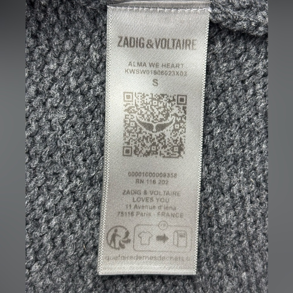 Zadig & Voltaire | Alma‎ We Heart Jumper | Small | Excellent condition!! - Picture 8 of 10